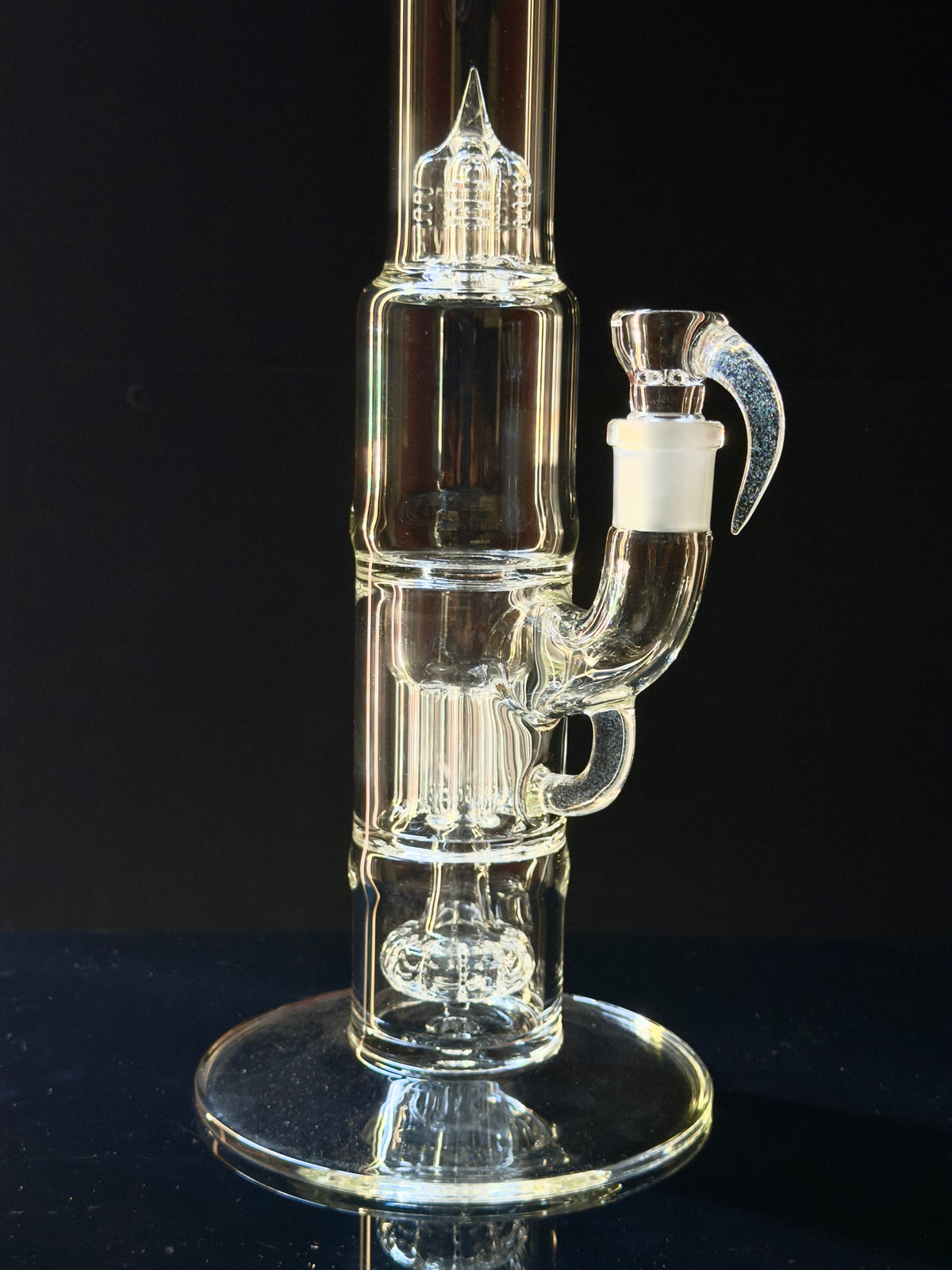 Sovereignty Glass Pint Pillar - C - Peyote Pint Straight Foot Straight Neck - Sovereignty Glass
