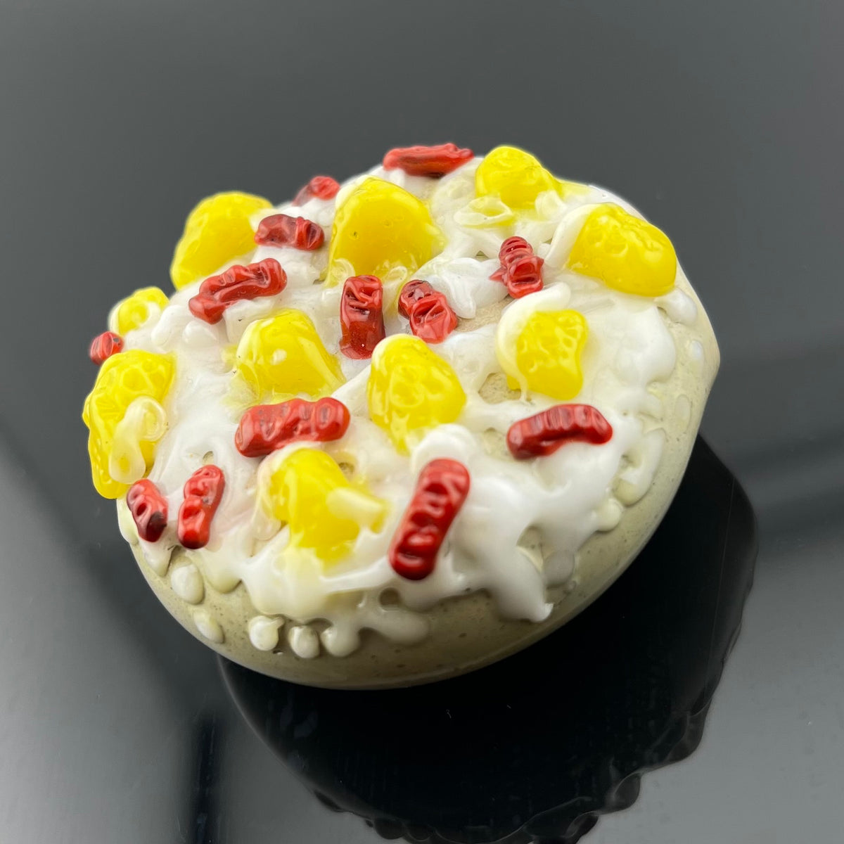 Pizza Boy x Lost Boys ‘Bagel Bite Pocket Pendy Pipe’ - Pizza Boy Glass