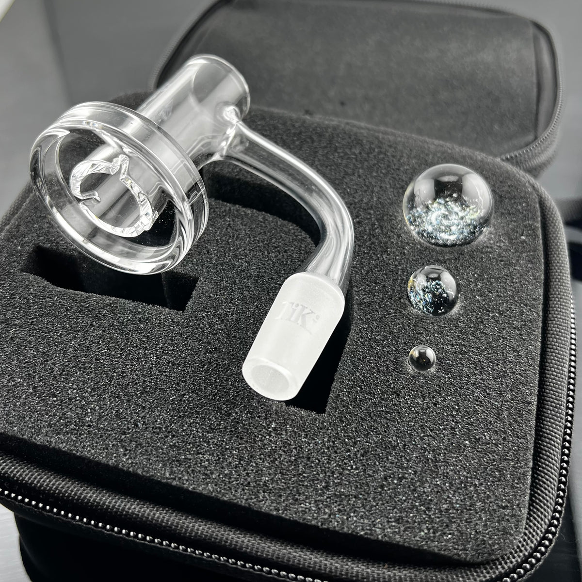 Tiki Quartz 14mm 90 Autospinner Travel Set - Tiki Quartz