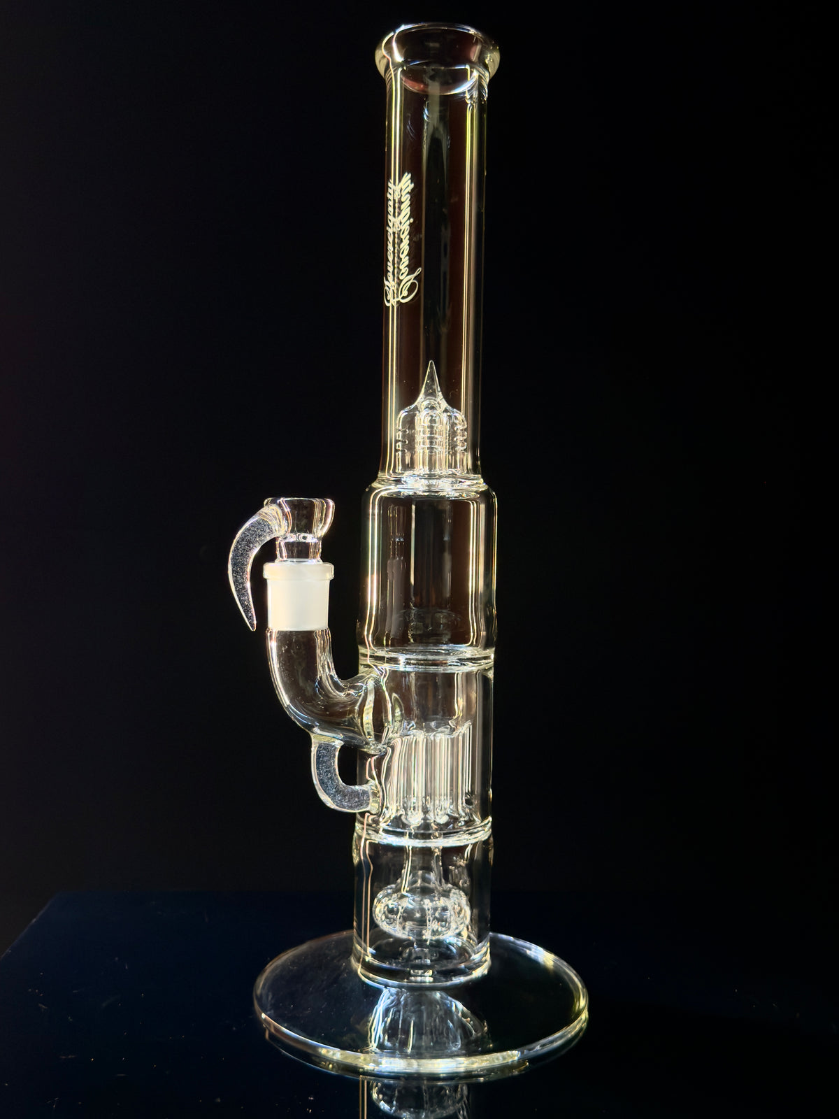 Sovereignty Glass Pint Pillar - C - Peyote Pint Straight Foot Straight Neck - Sovereignty Glass