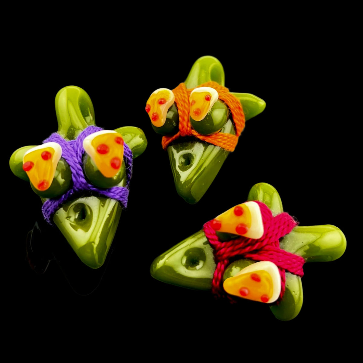 Pizza Boy x C C Glass ‘Pizza Body’ Pendy - Pizza Boy Glass