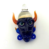 Purple Party Hat Glass Pendy
