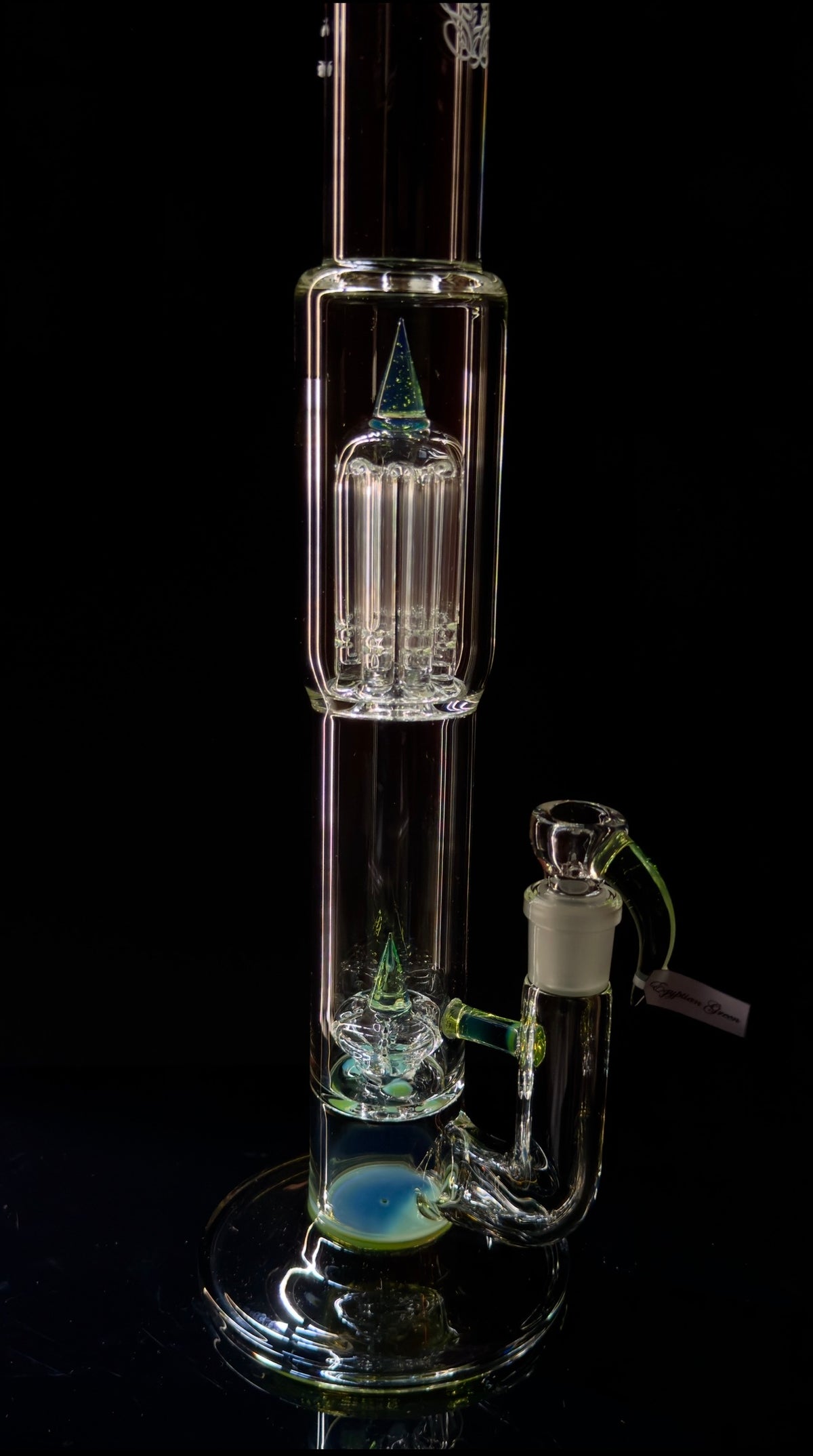 Sovereignty Glass 8Tree - PA Egyptian Green - Imperial to Gridded 8 Tree 44mm Neck - Sovereignty Glass