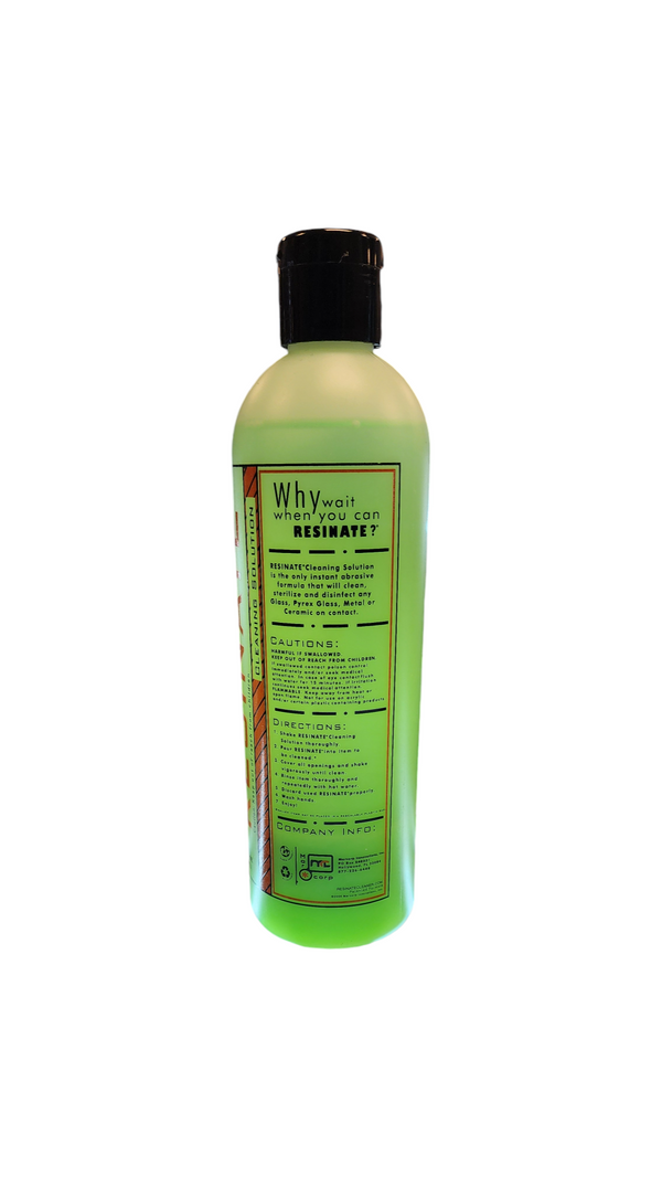 Resinate cleaning solution — alternate angle