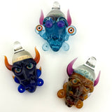 Purple Party Hat Glass Pendy