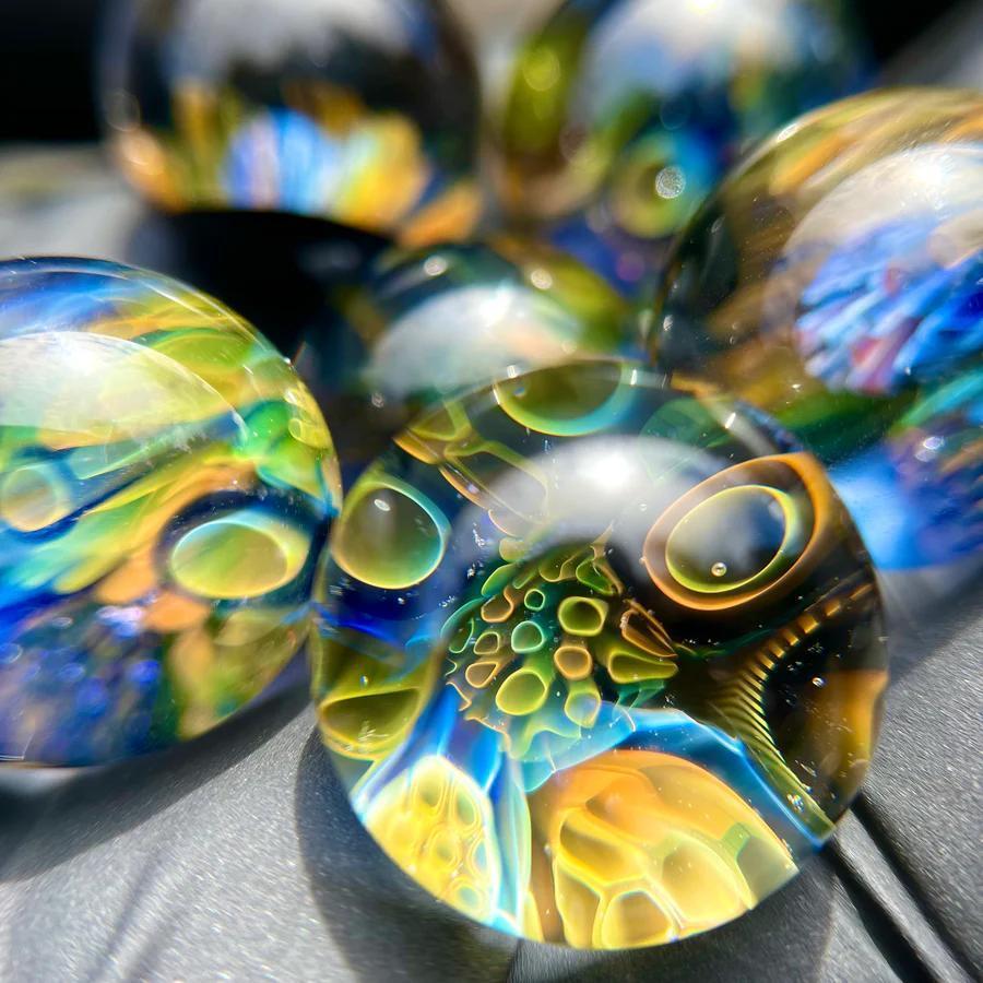 Hefe Glass 22mm Fume Marble