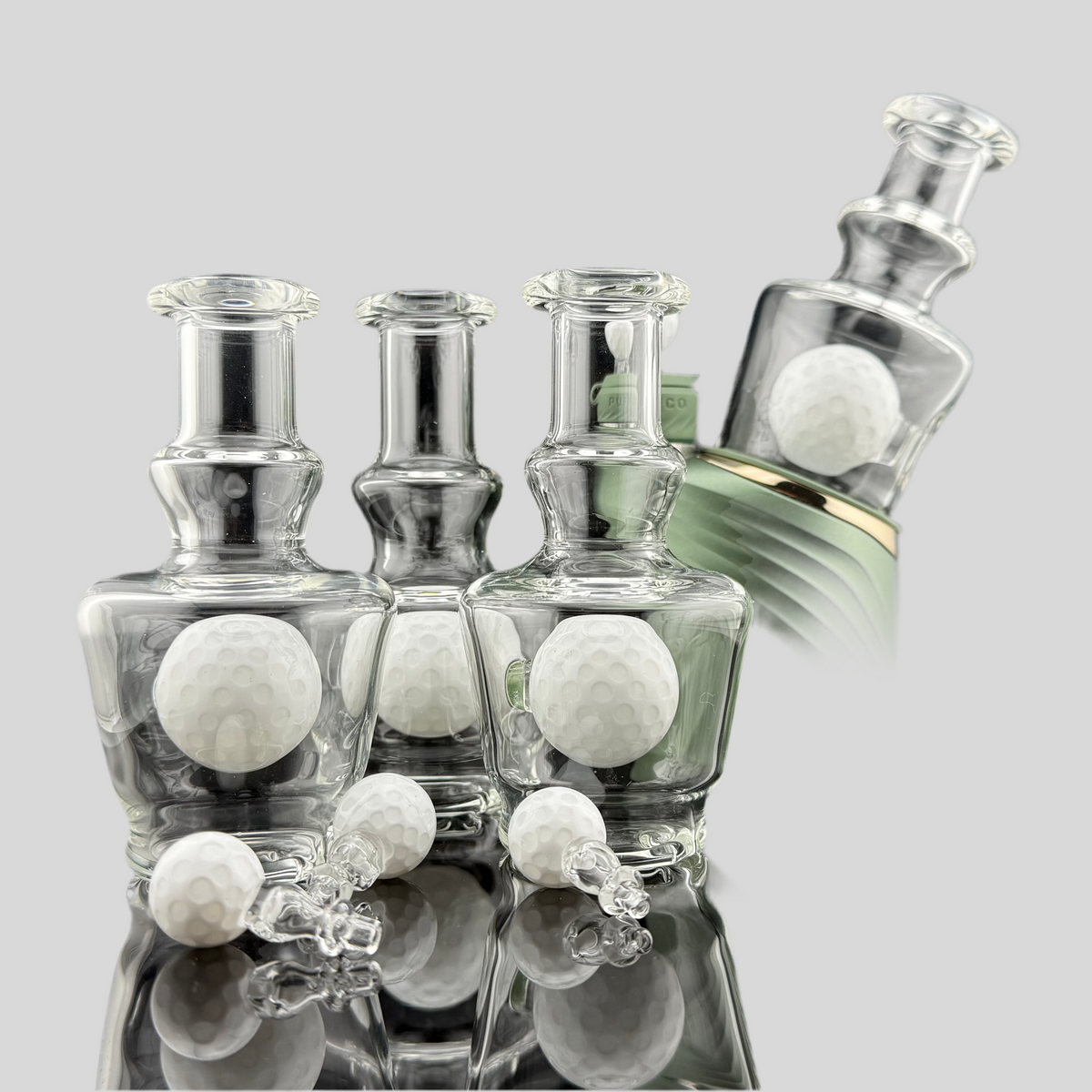 Roysco Glass Golf Ball Puffco Peak Set - Roysco Glass
