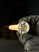 Sovereignty Glass PA Slide Grease Stain x Bone Satin - Sovereignty Glass