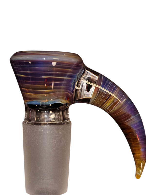Texas Tubes Amber Purple Slide w/ Opal