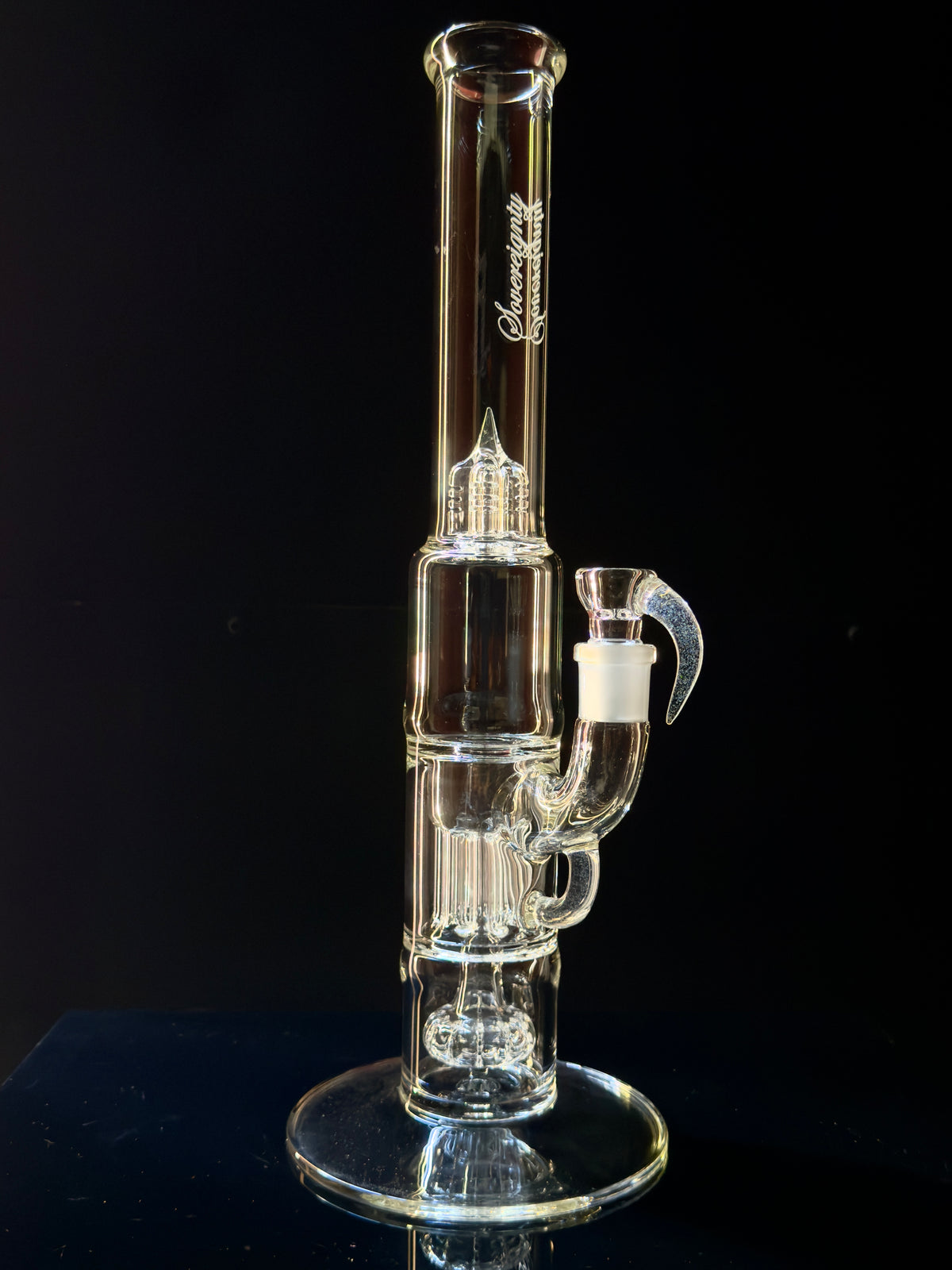 Sovereignty Glass Pint Pillar - C - Peyote Pint Straight Foot Straight Neck