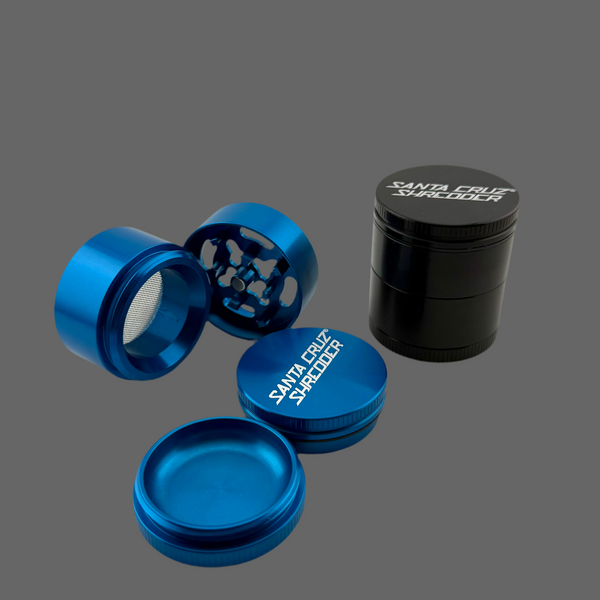 Santa Cruz Shredder Aluminum 4 Piece Small Herb Grinders