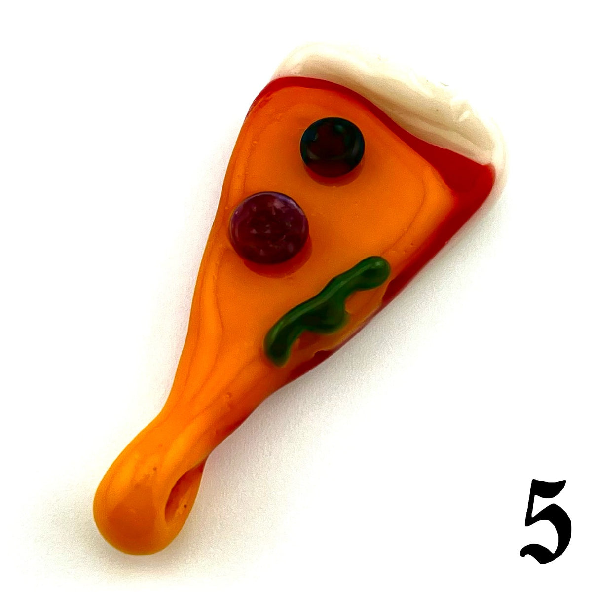 Pizza Boy ‘Pizza Slice’ Pendy - Pizza Boy Glass