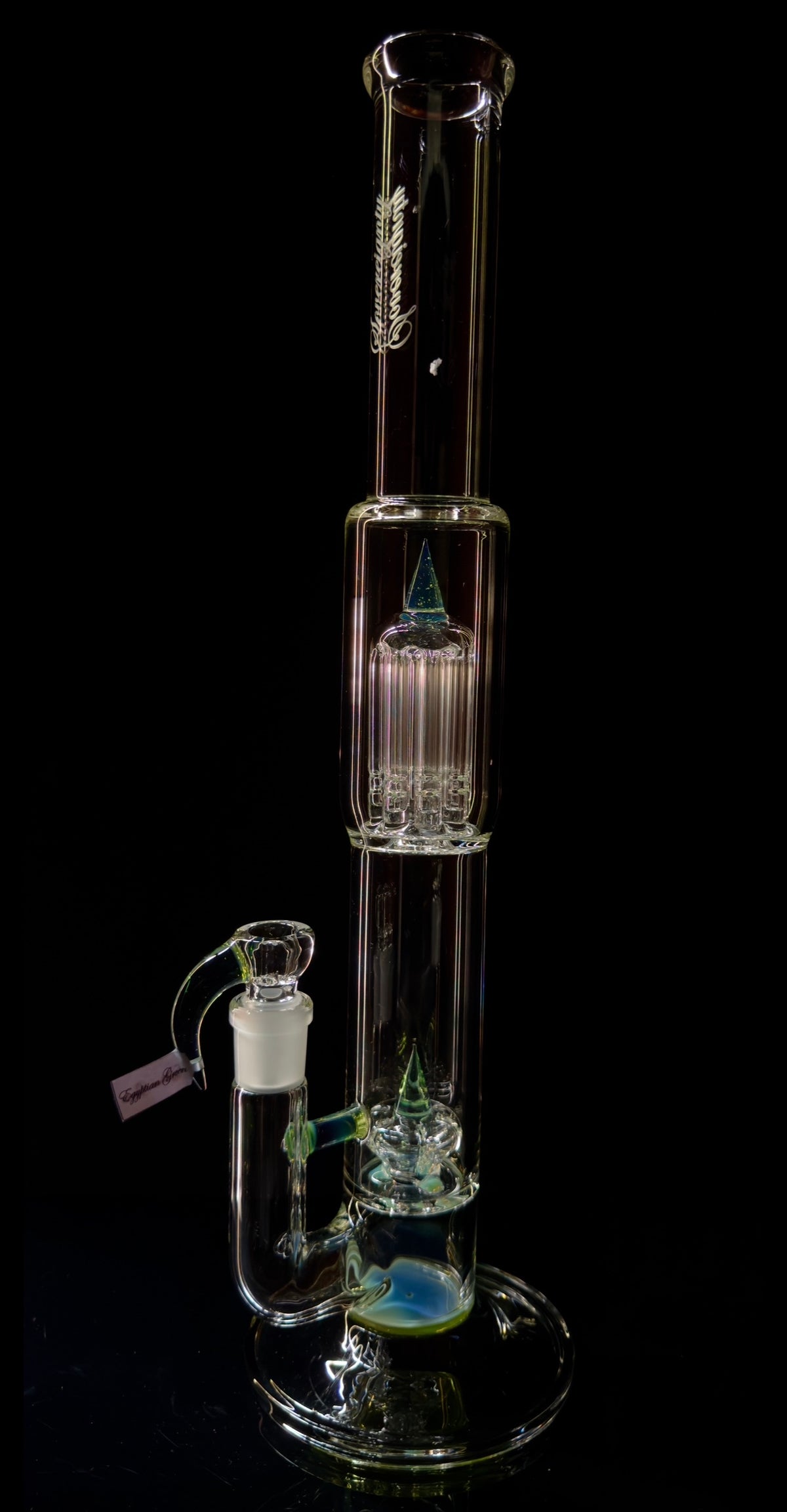 Sovereignty Glass 8Tree - PA Egyptian Green - Imperial to Gridded 8 Tree 44mm Neck - Sovereignty Glass