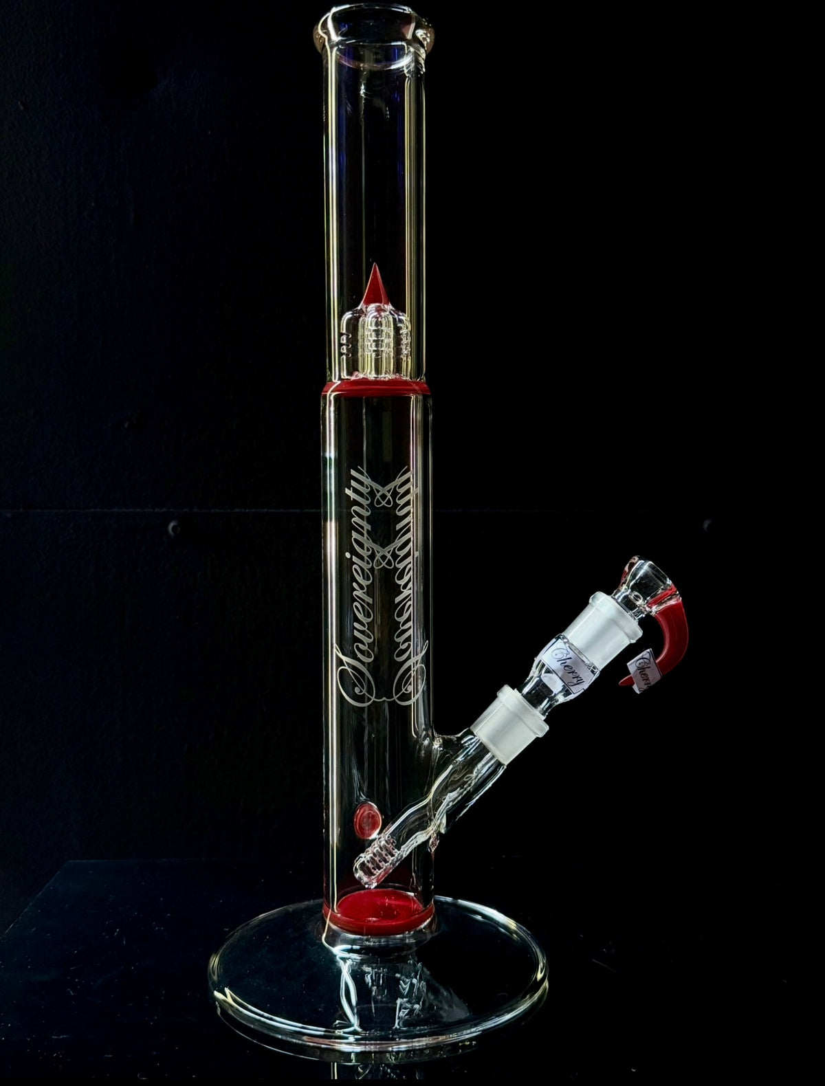 Sovereignty Glass Bishop - PA Cherry - Diffy Tube w/ Millie - Sovereignty Glass