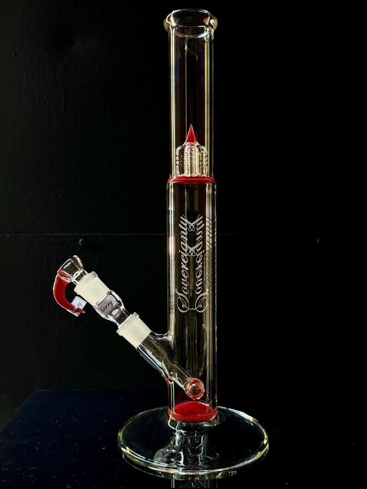 Sovereignty Glass Bishop - PA Cherry - Diffy Tube w/ Millie - Sovereignty Glass