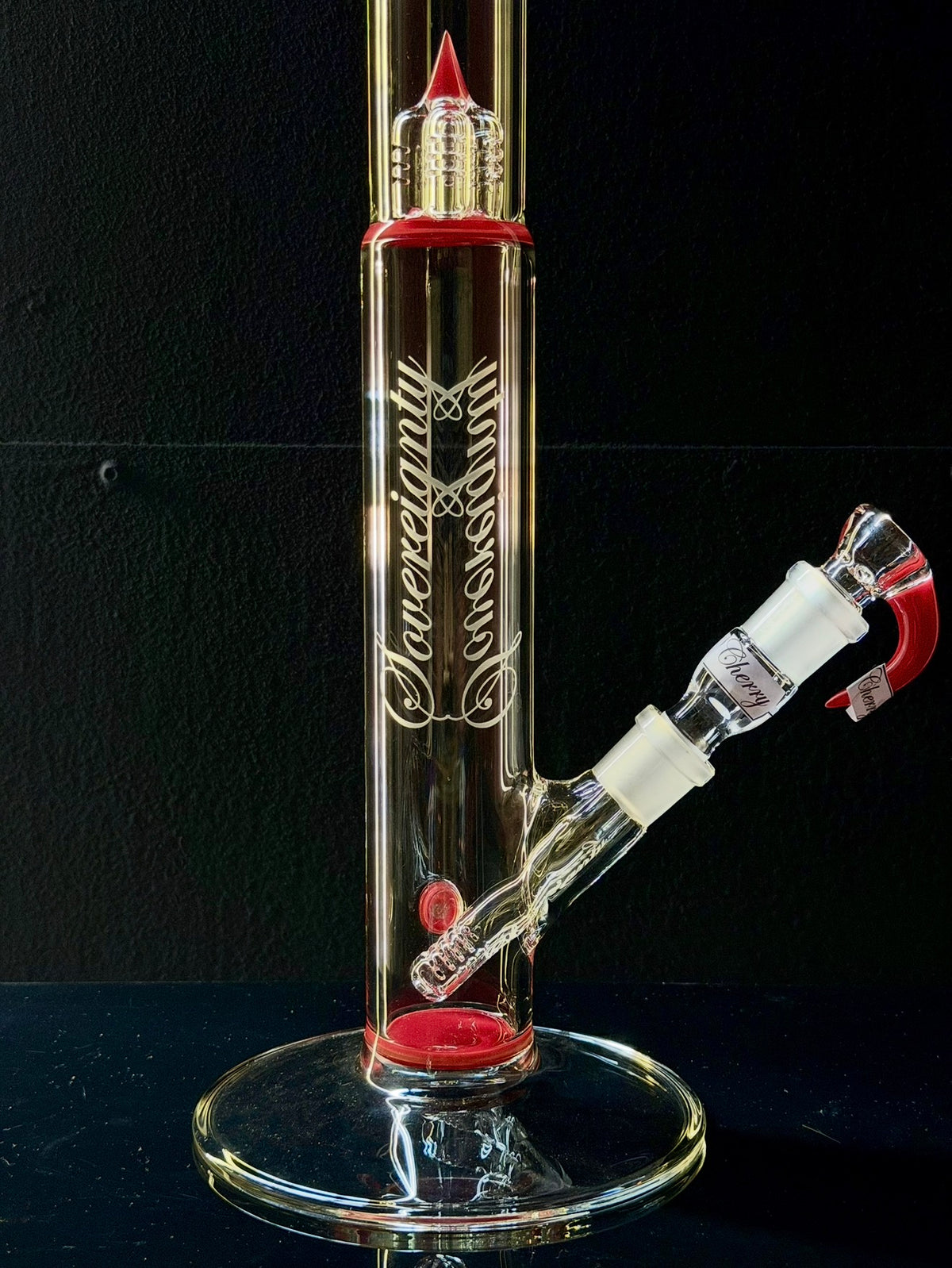 Sovereignty Glass Bishop - PA Cherry - Diffy Tube w/ Millie - Sovereignty Glass