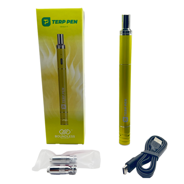 Terp Pen V2 (Lemon Yellow) — alternate angle