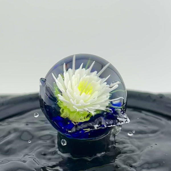 Bennie Glass 31mm ‘Flower Implosion’ Marble