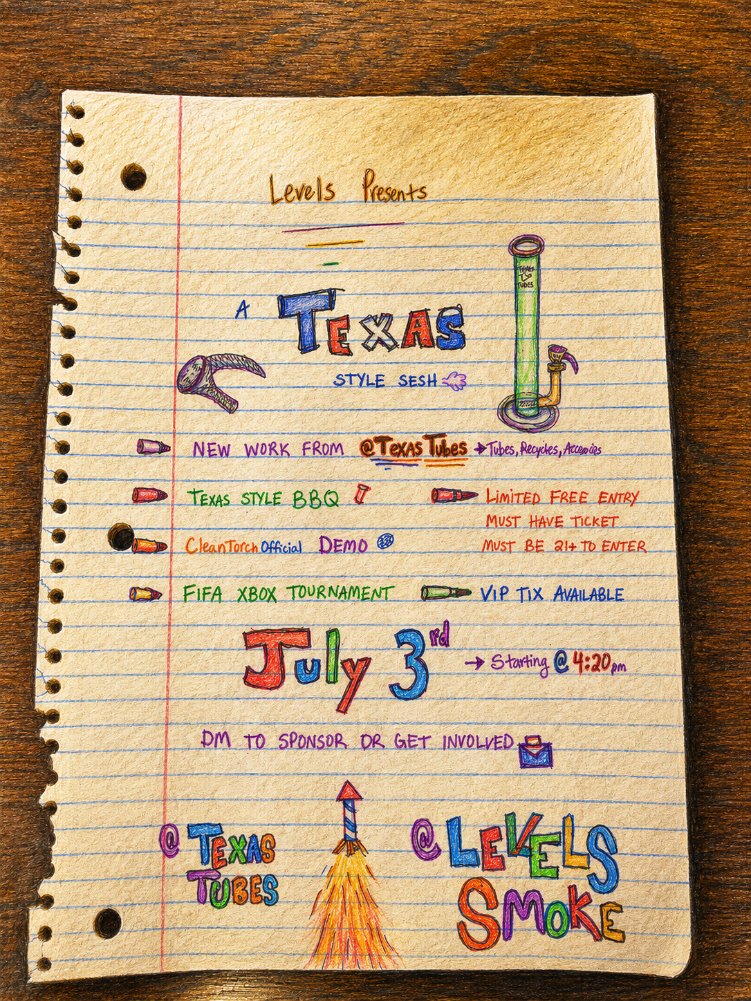 Levels Presents: A Texas Style Sesh